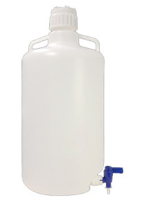  ถังของเหลว HDPE มีหูหิ้ว มีก๊อก 20L