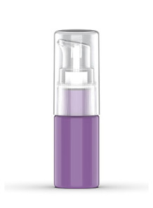  ขวดปั๊ม ครีม เจล ของเหลว สีม่วง 10ml